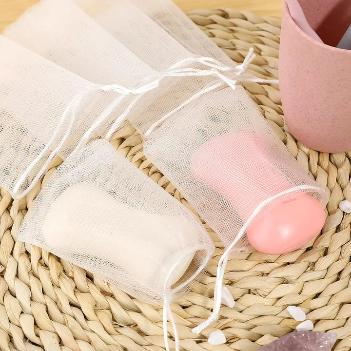 Hangable Foaming Mesh Soap Pouch