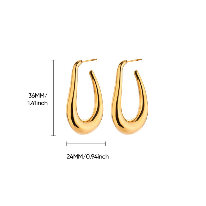 Gold Dangle Earrings for Women