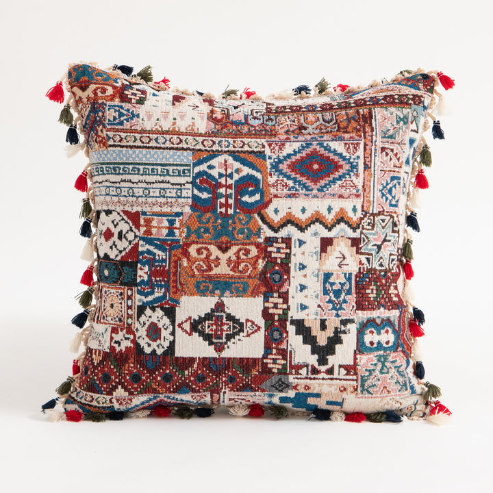 Moroccan Boho Tassel Cushion Covers for Sofa and Bed