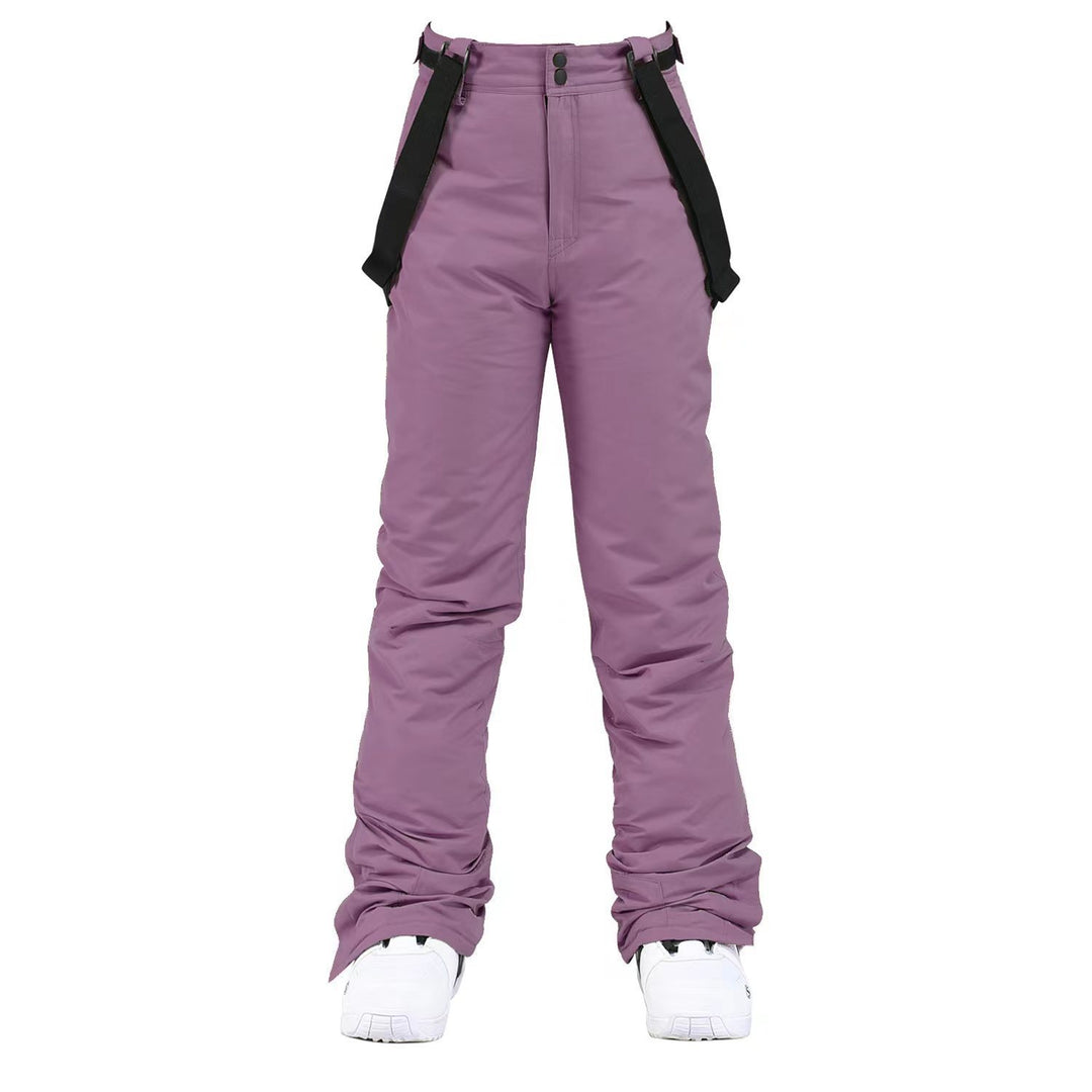 Ski Pants Men's Windproof Waterproof Detachable Elastic Waist Thick Thermal Cotton Pants Men