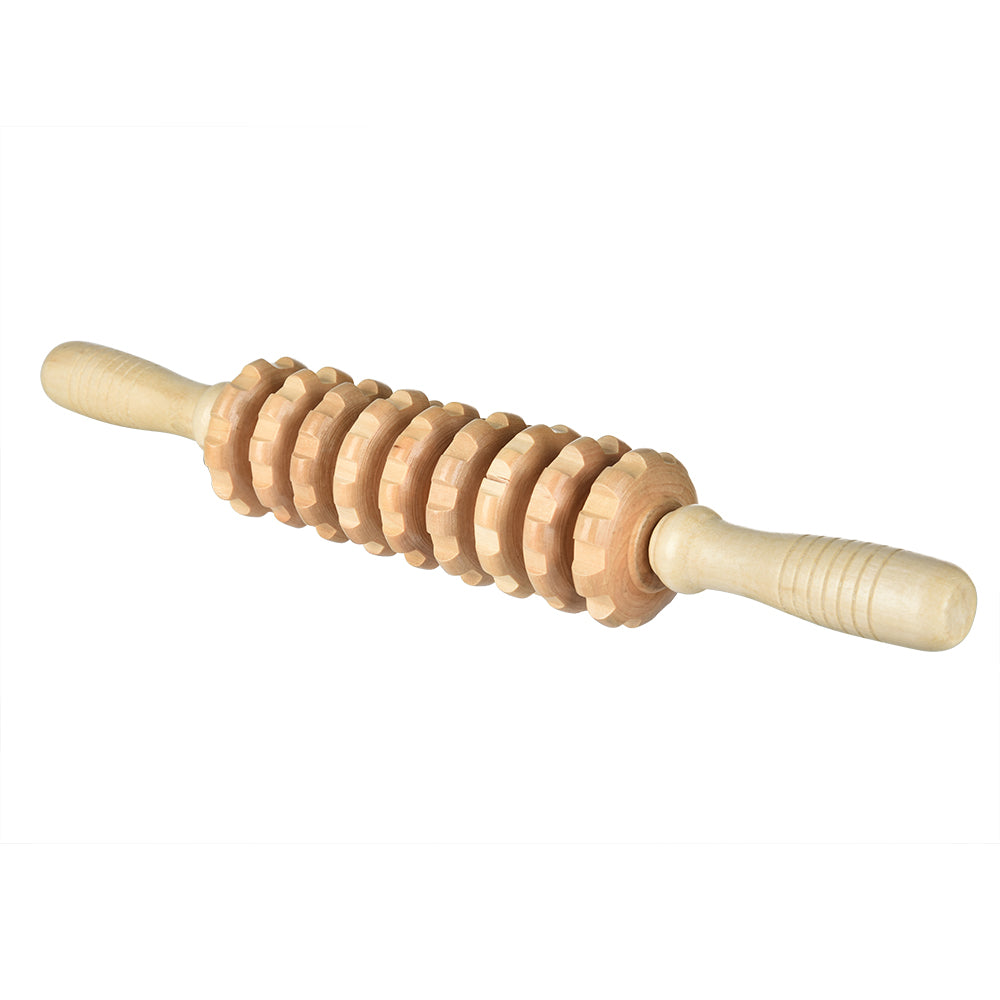 Wood Therapy Roller for Lymphatic Drainage and Muscle Relaxation