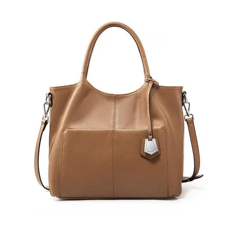 Genuine Leather Women's Large Capacity Tote Handbag