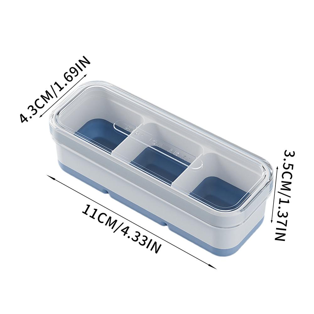 Square Ice Cube Tray with Lid for Perfect Cocktails