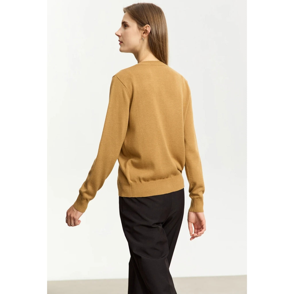 Minimalist Knitted Cardigan for Women