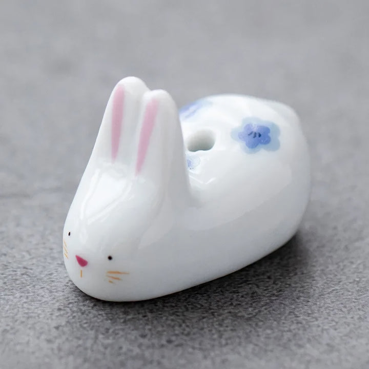 Japanese Style Cartoon Rabbit and Kitten Incense Holder