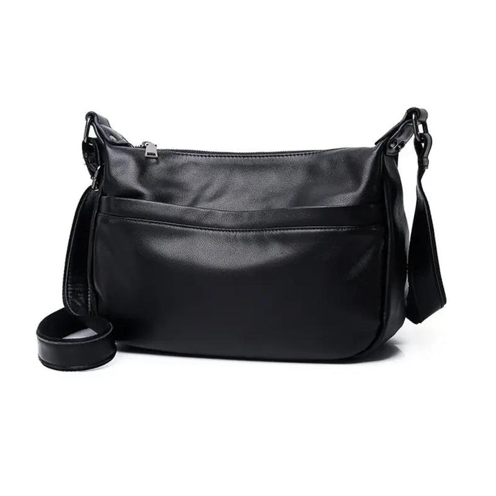 100% Cow Leather Multi-Layer Women's Shoulder Bag