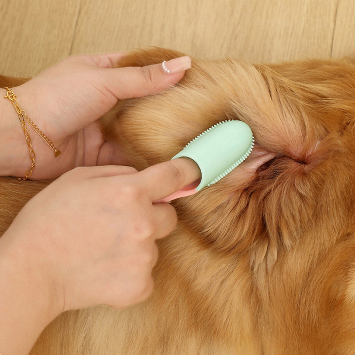 Pet Finger Toothbrush for Effective Teeth Cleaning