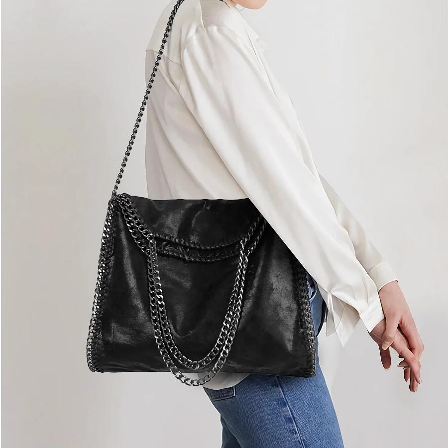 Luxury Leather Chain Shoulder Bag