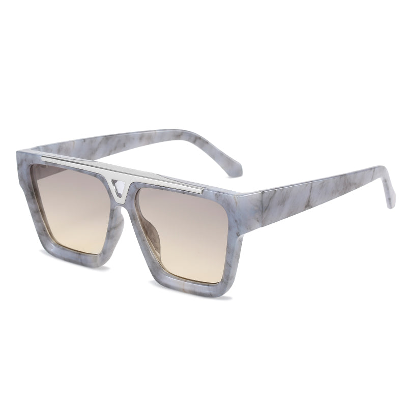 Gradient Lens Shield Sunglasses