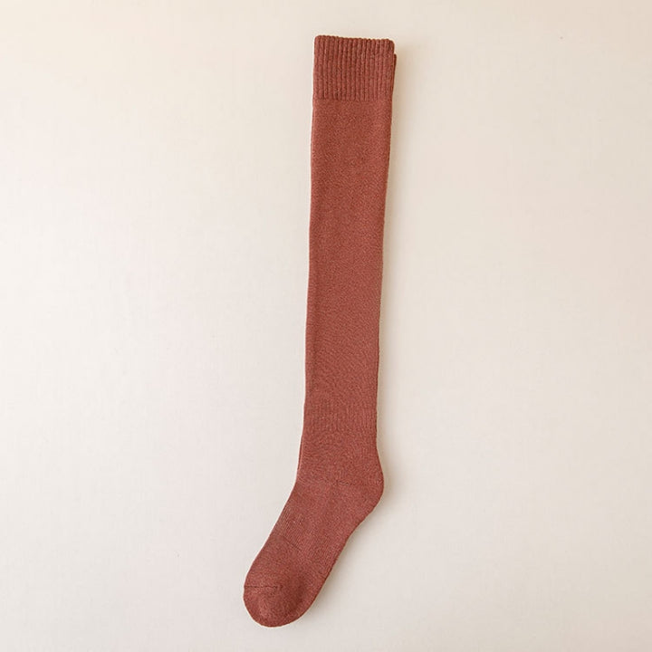 Long Thigh High Cotton Socks for Women