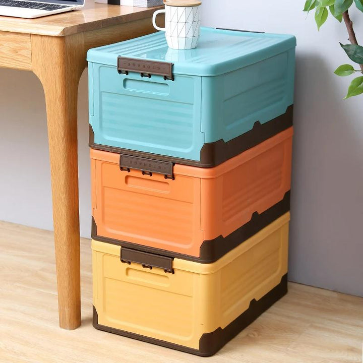 Foldable Storage Organizer with Lid