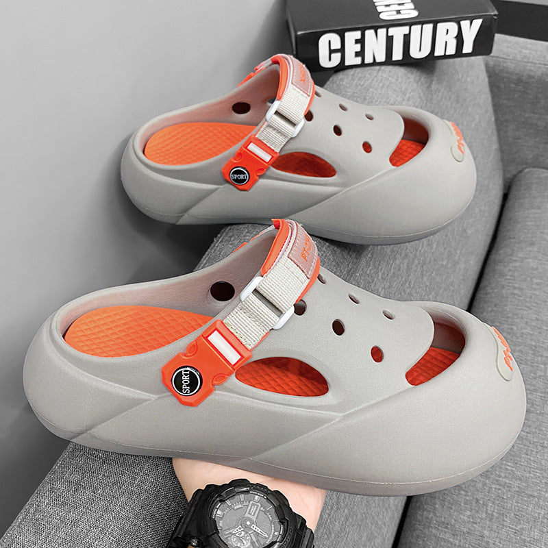 Men's Outerwear Casual Trend Color Matching Slippers