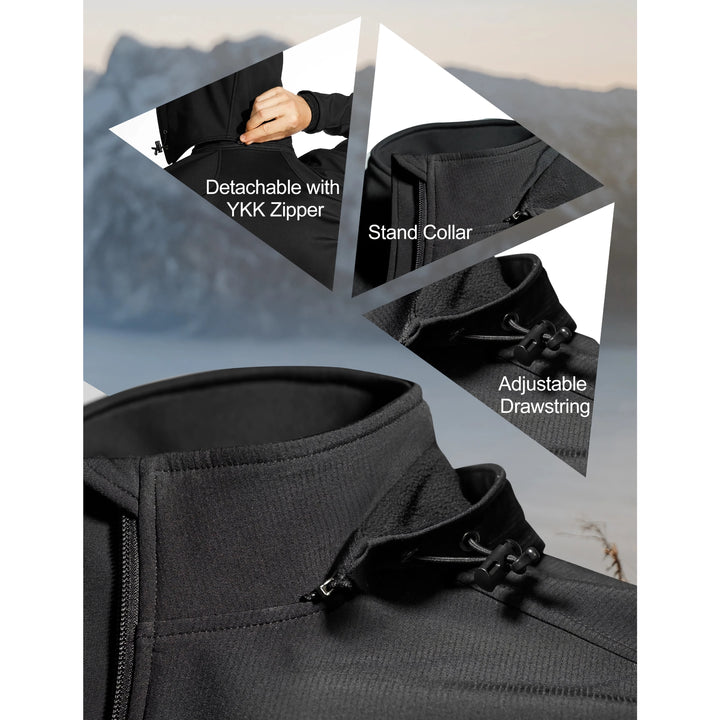 Men's Cycling Windbreaker – Hooded Thermal Windproof Jacket