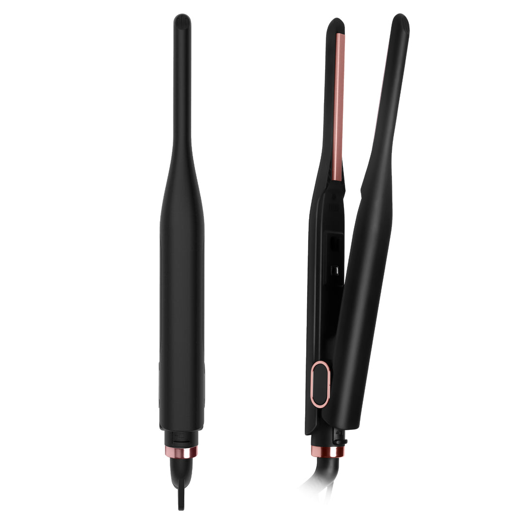 Small Adjustable Temperature Flat Iron for Short Hair