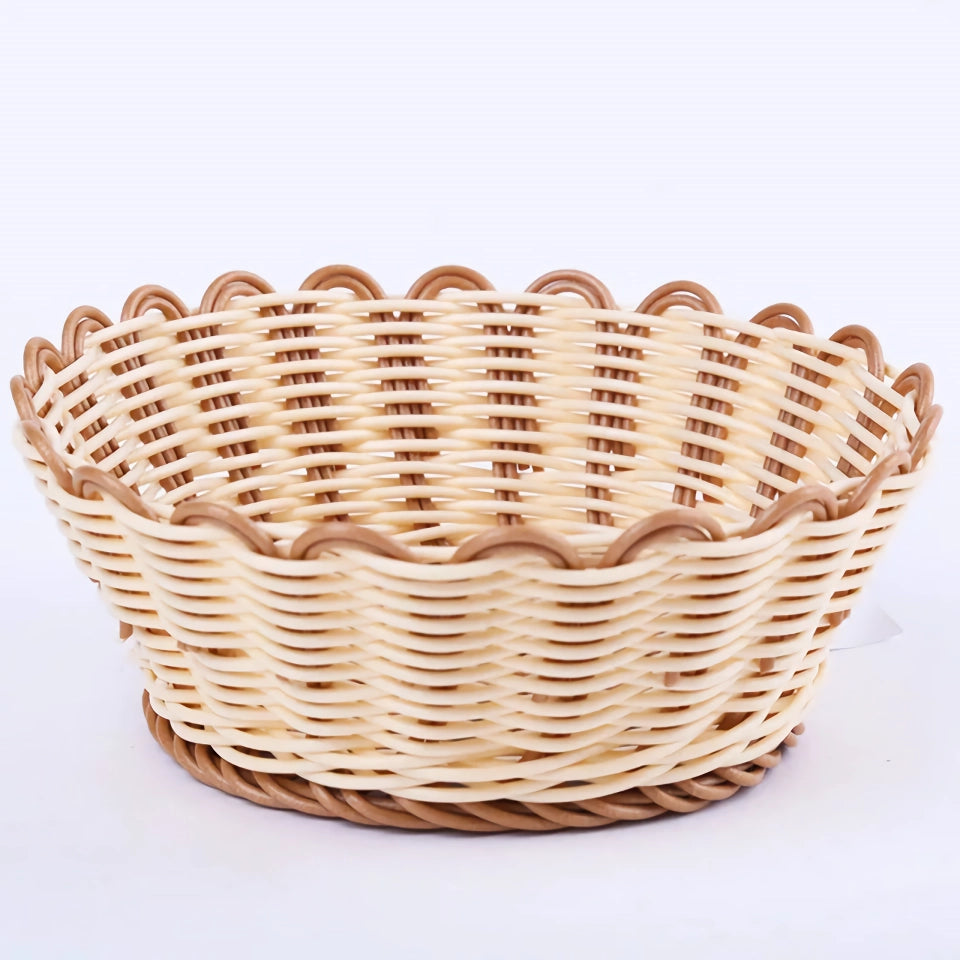 Handwoven Fruits & Vegetable Storage Basket - Dustproof & Eco-Friendly