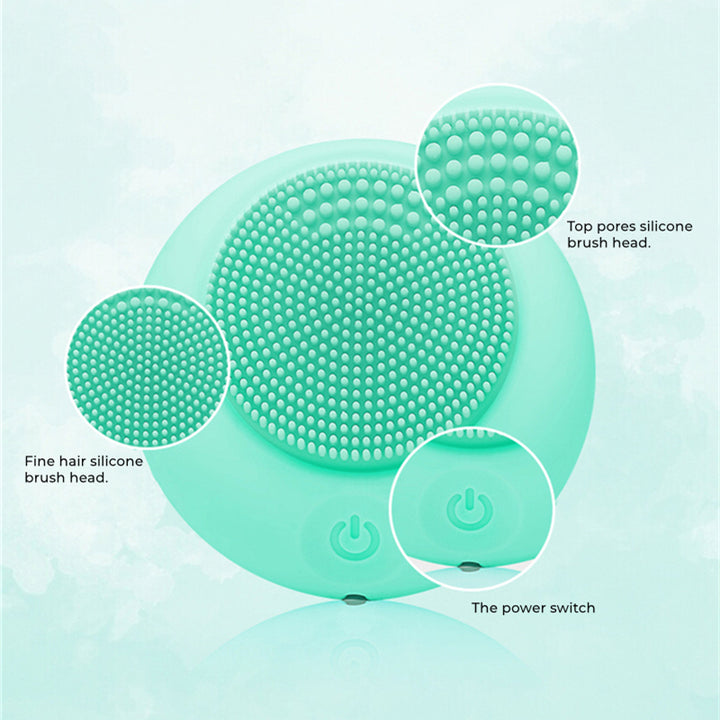 USB Facial Cleansing Brush Electric Deep Pore Cleaner