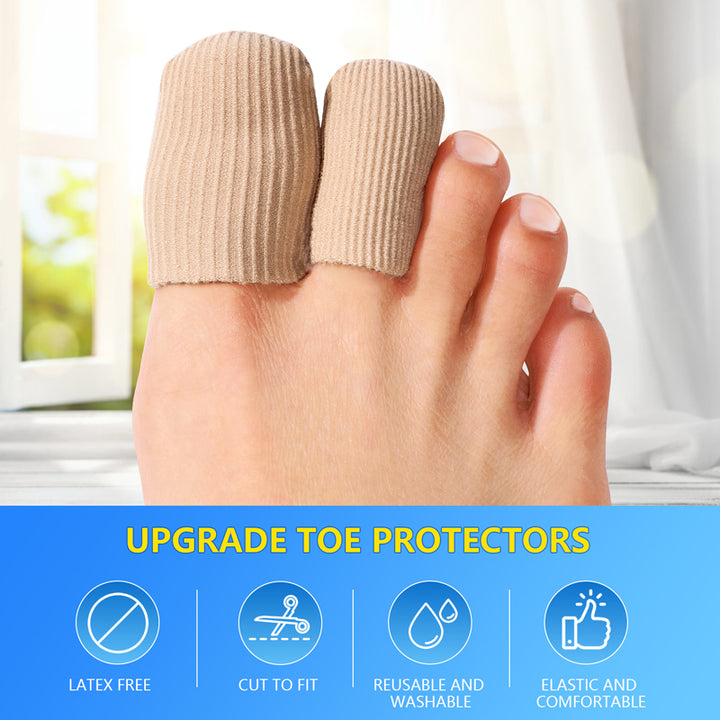 16pcs Fabric Toe Separator & Finger Protector Set