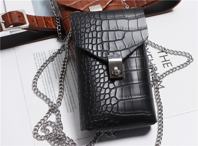 New Fashion All-match Pattern PU Leather Belt Bag