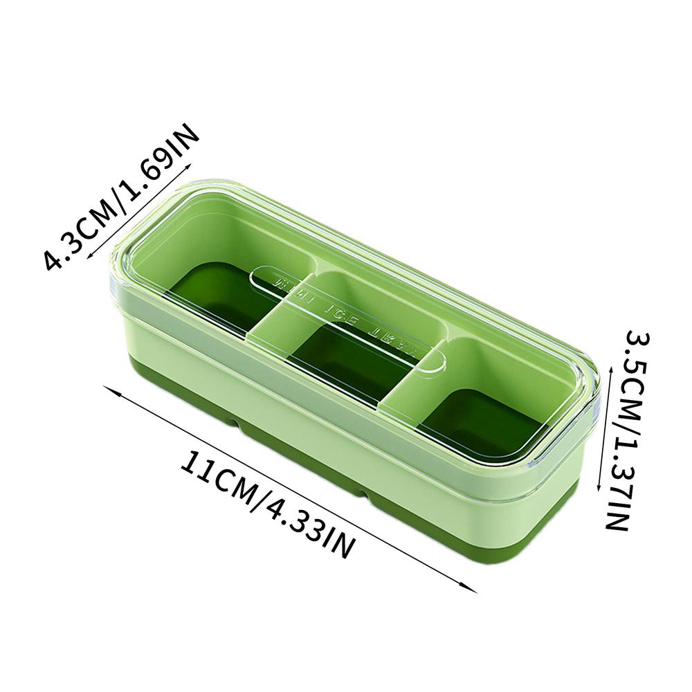 Square Ice Cube Tray with Lid for Perfect Cocktails