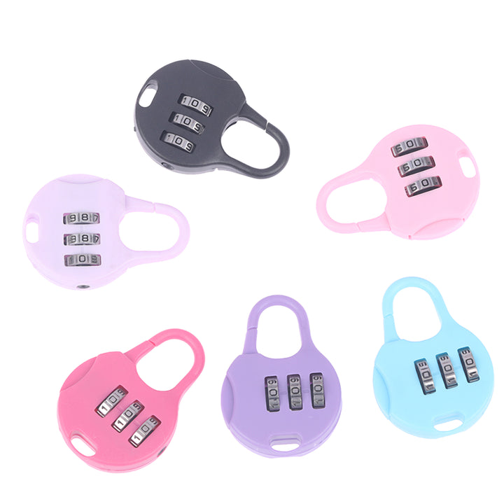 Mini Password Padlock for Dormitory, Backpack, and Trolley Cases