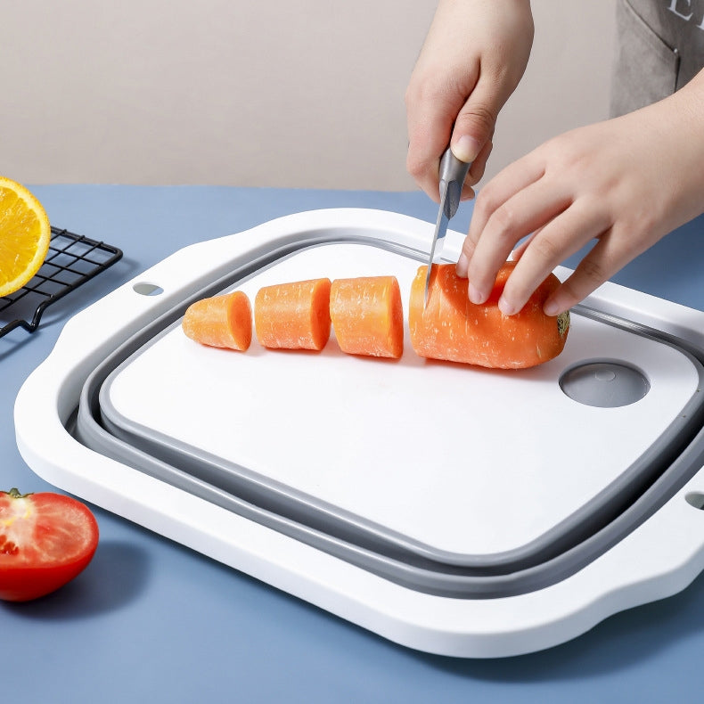 Portable Foldable Cutting Board and Washing Bucket