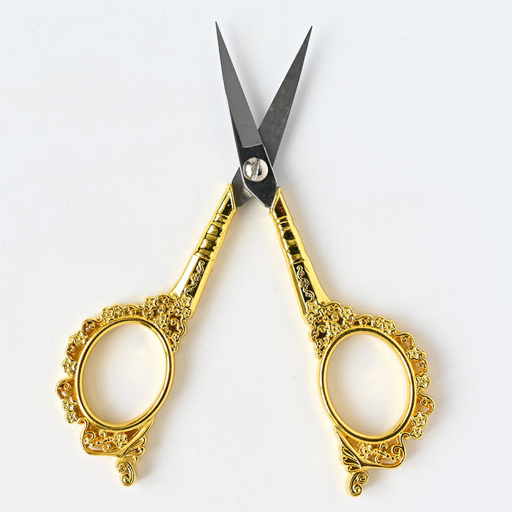 Retro Rose Golden Nail Scissors