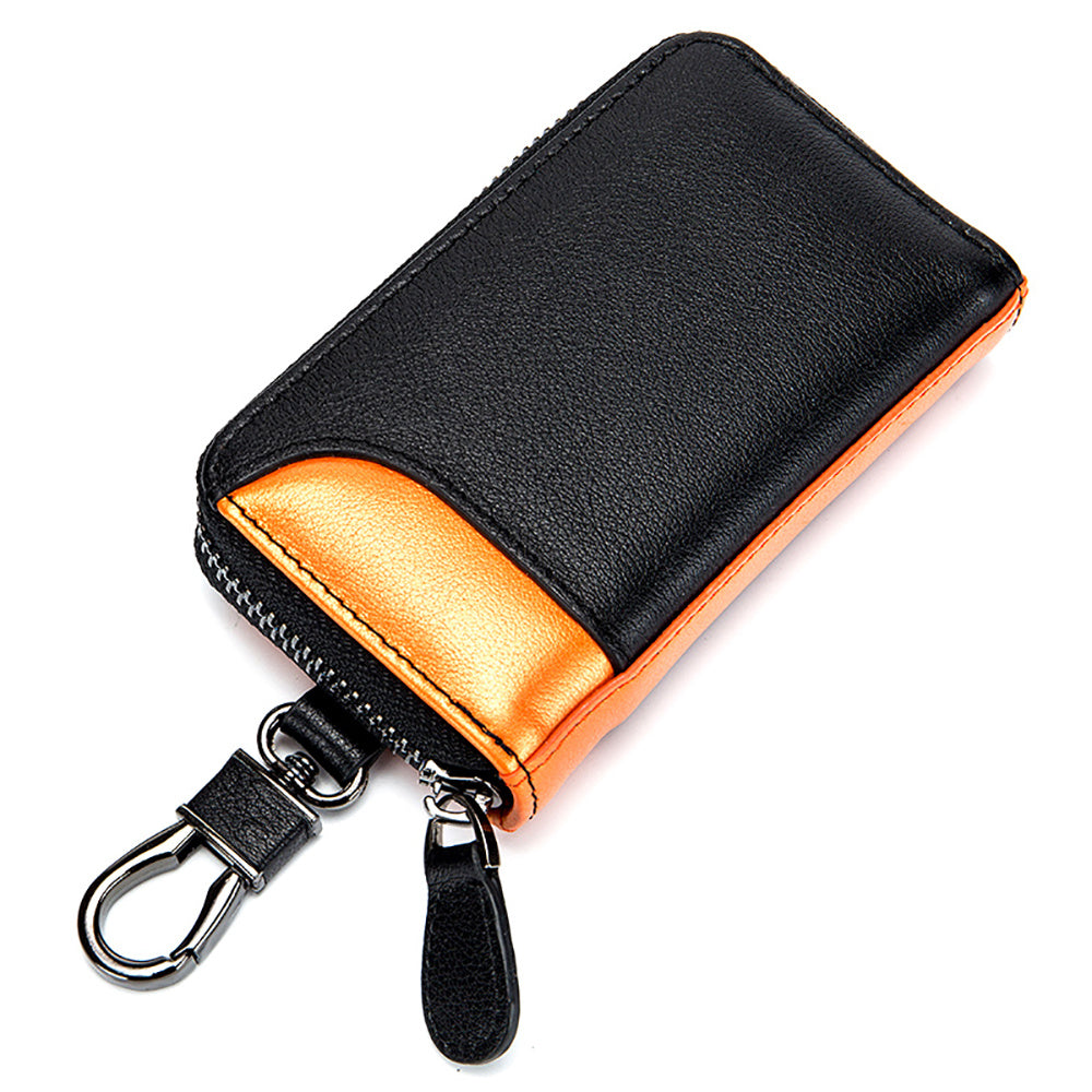 Key bag men's compact multi-functional simple card case key bag