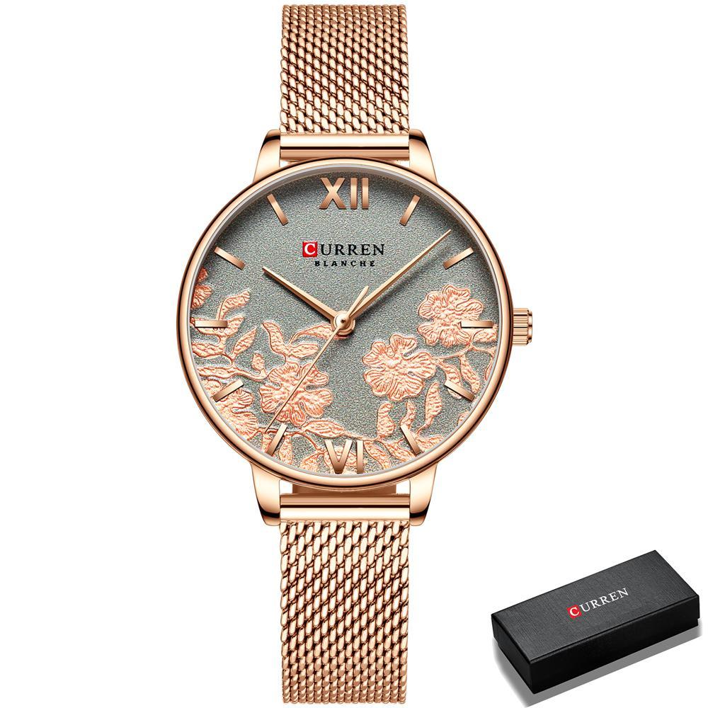 Ladies Waterproof Small Dial Pattern Watch