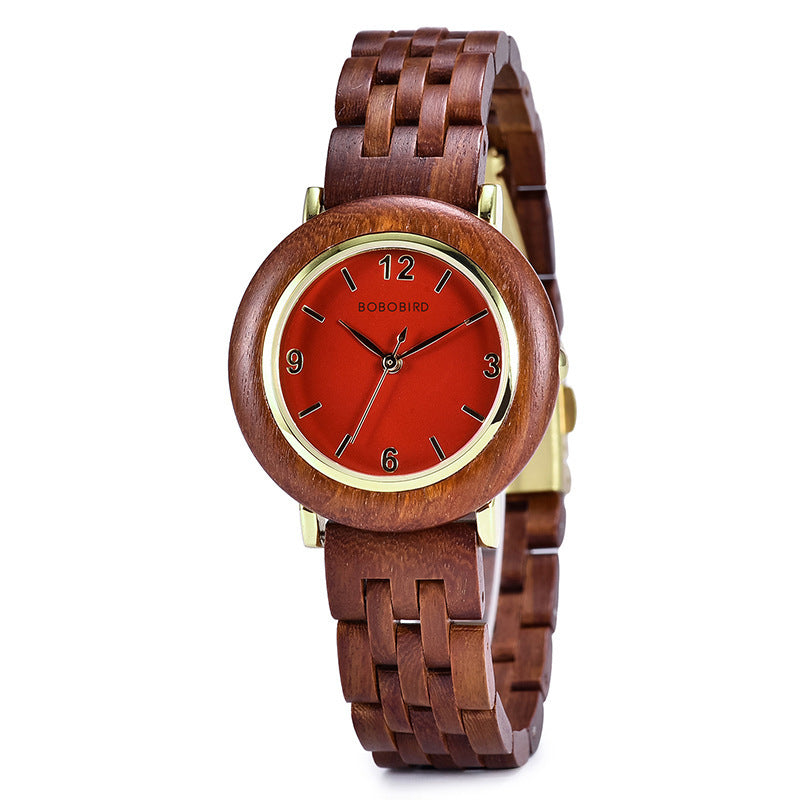 Stylish And Simple Temperament Wooden Watch