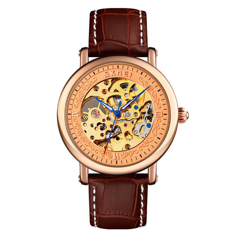 Automatic Skeleton Mechanical Movement Watch Waterproof Automatic Mechanical Watch