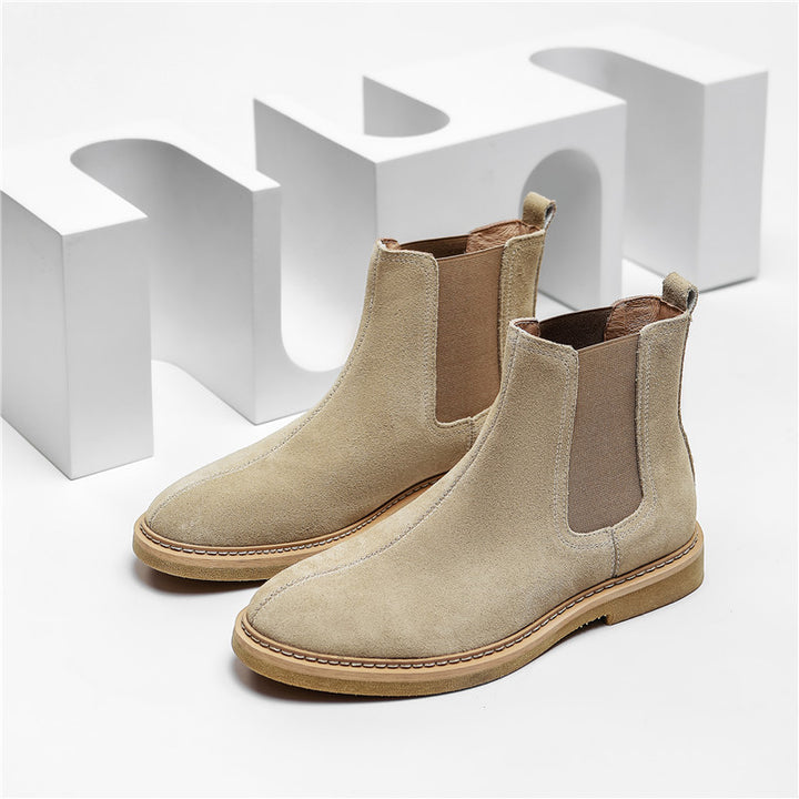 Men's Genuine Leather Ankle Chelsea Boots