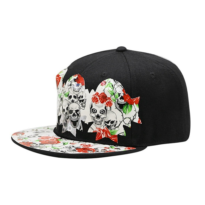 Baseball Cap Protection Sun Hat Skull Sticky Hip-hop Hipster Flat-brimmed