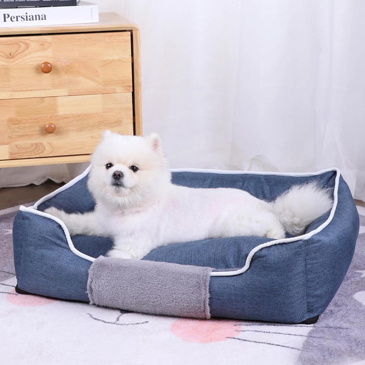 Fluffy Washable Dog Bed - Cozy Cushion for Small to Medium Dogs and Cats