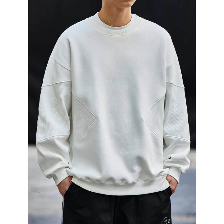 Spring Autumn Patchwork Sweatshirt for Men