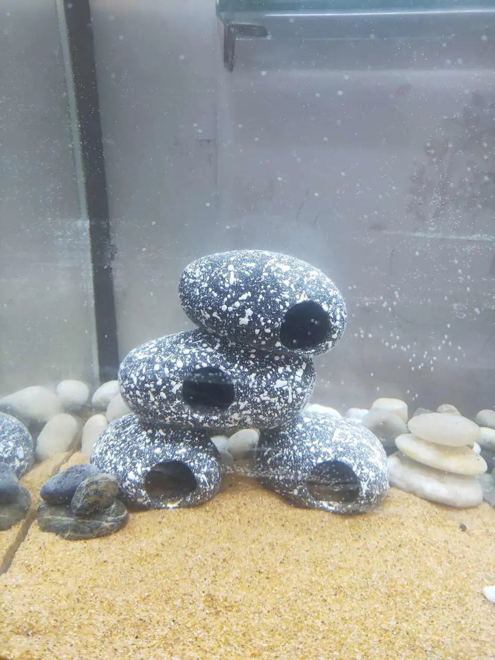 Fish Tank Stone View Decorative Landscaping Fish And Shrimp House Breeding