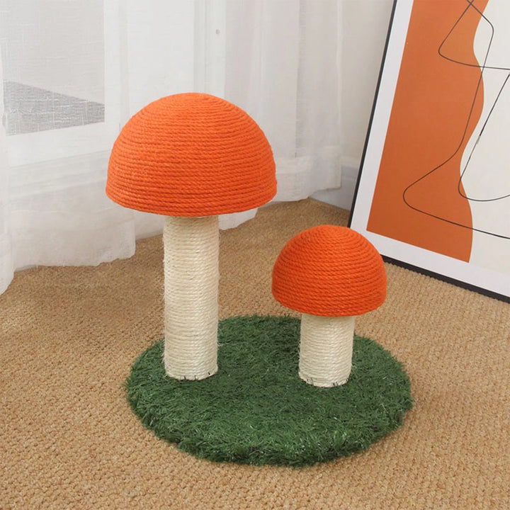 Deluxe Mushroom Cat Climbing Frame & Scratch Post