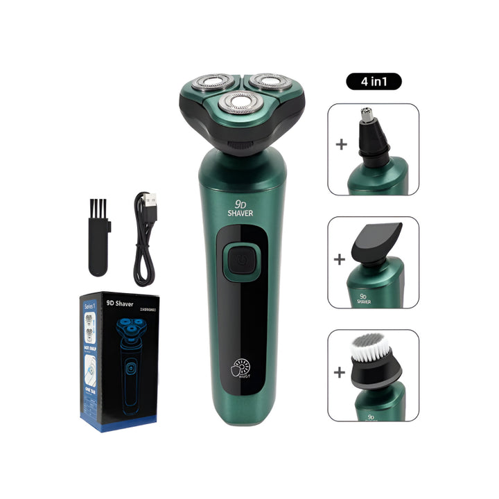 USB Rechargeable Electric Shaver with LCD Display