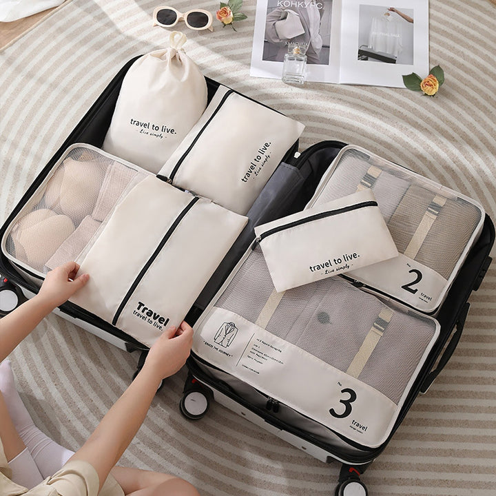 7-Piece Travel Storage Bag Set