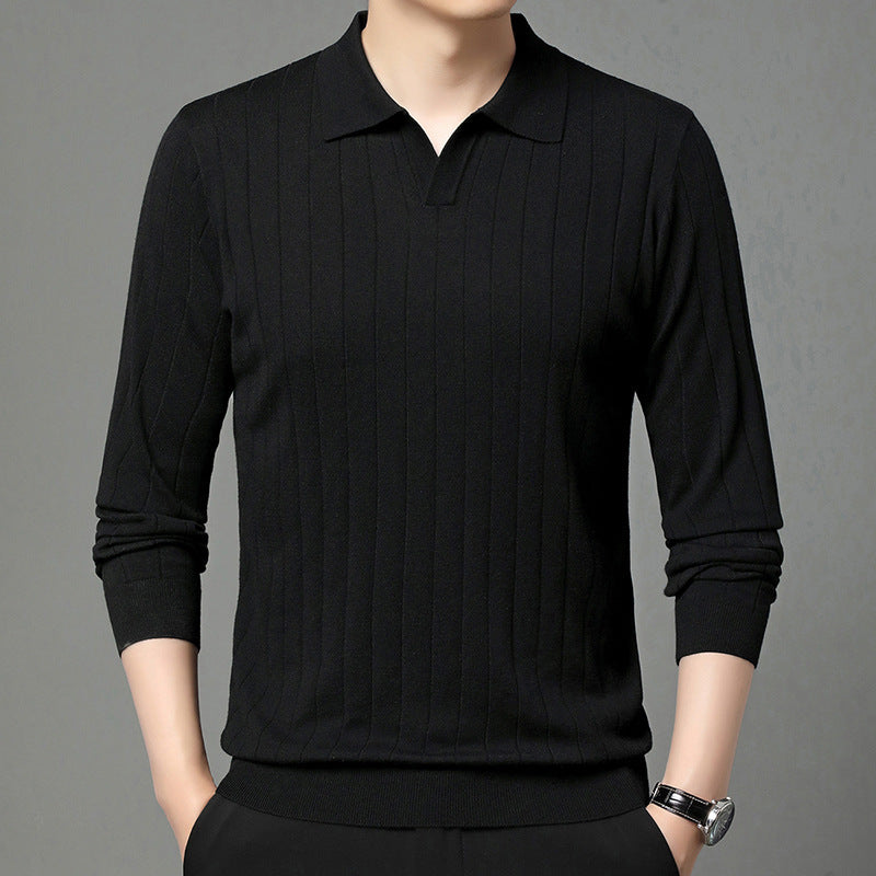 Autumn All-matching Pullover Bottoming Sweater For Men