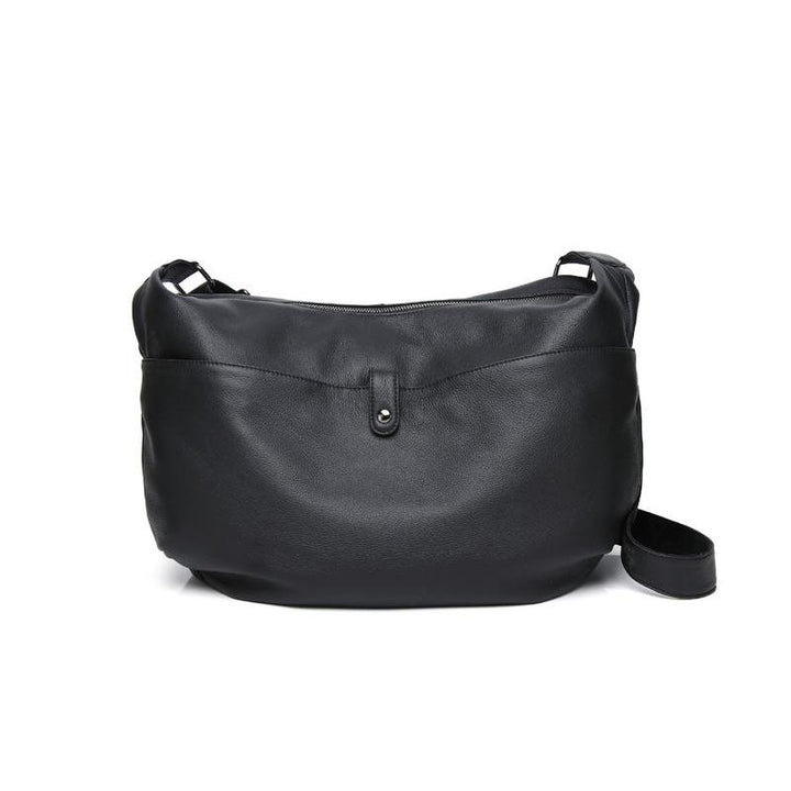 High-Quality Genuine Leather Women's Crossbody Hobo Bag