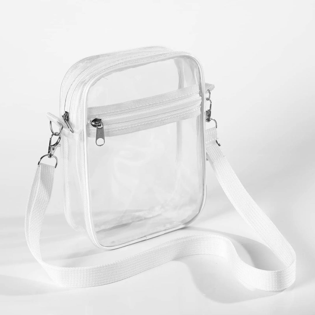 Women’s Clear Stadium-Approved PVC Shoulder Bag