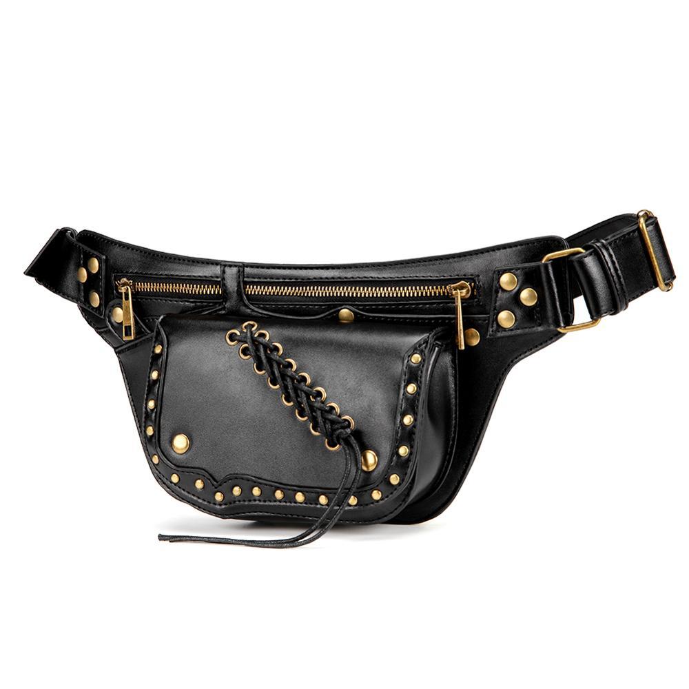 Steampunk One Shoulder Phone Messenger Bag