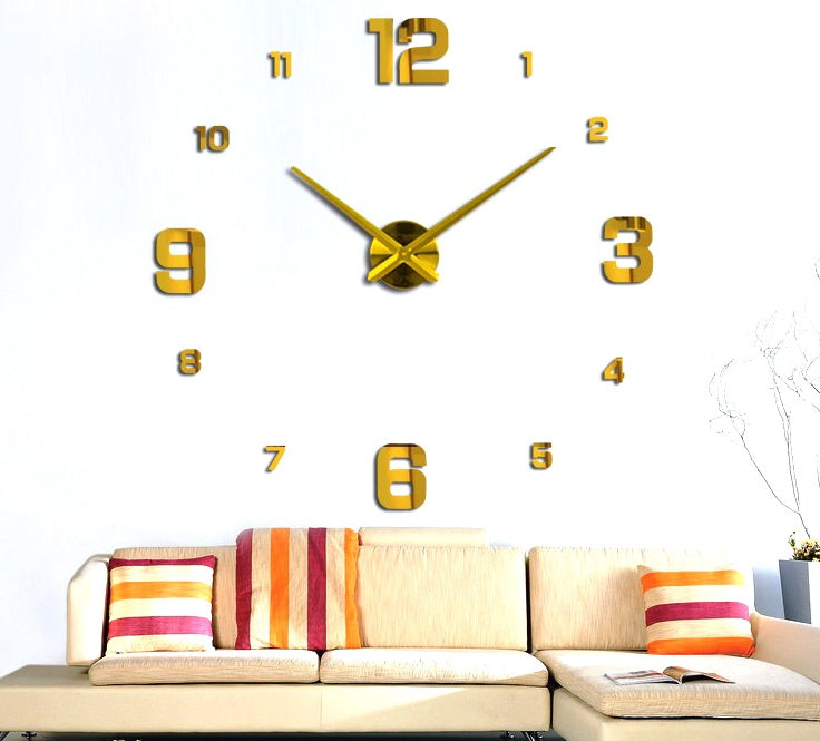 Living room clock art hanging table