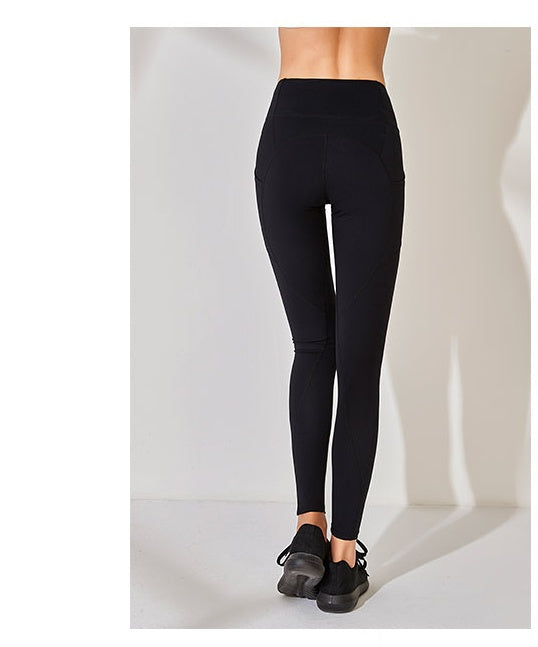 High waist hip trousers fitness yoga pants dance pants