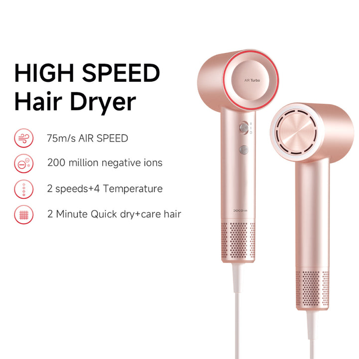 High-Speed Hair Dryer with Negative Ions