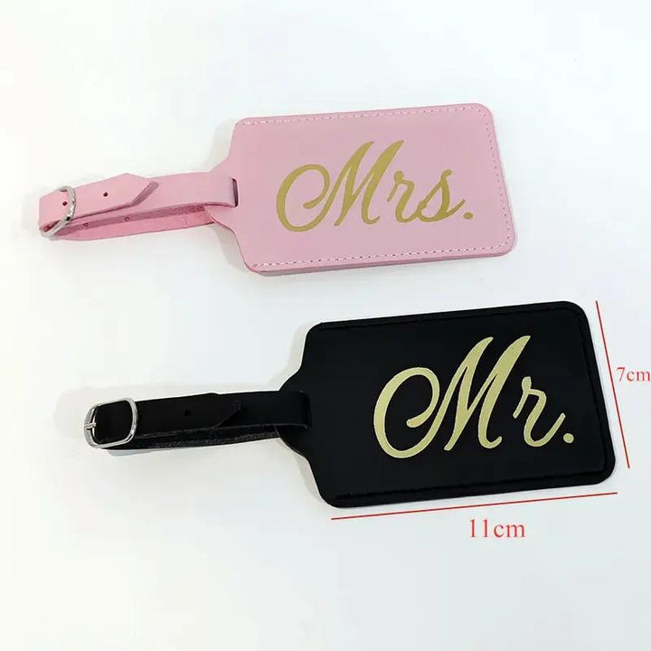 Mr. and Mrs. Couples Luggage Tags