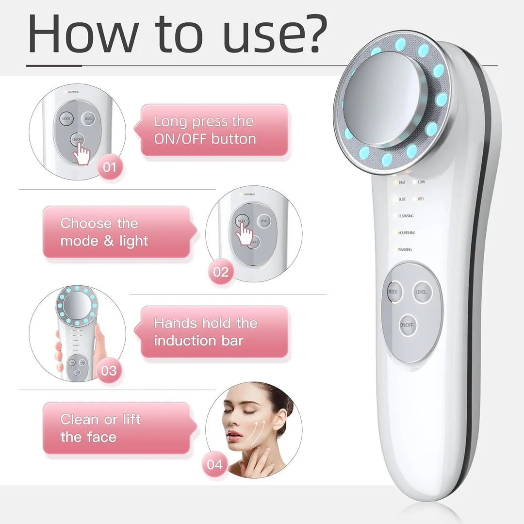 EMS Facial Massager Vibration V Line Face Lifting