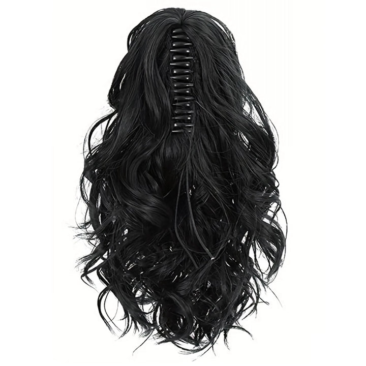 12-Inch Short Wavy Claw Clip Ponytail Extension