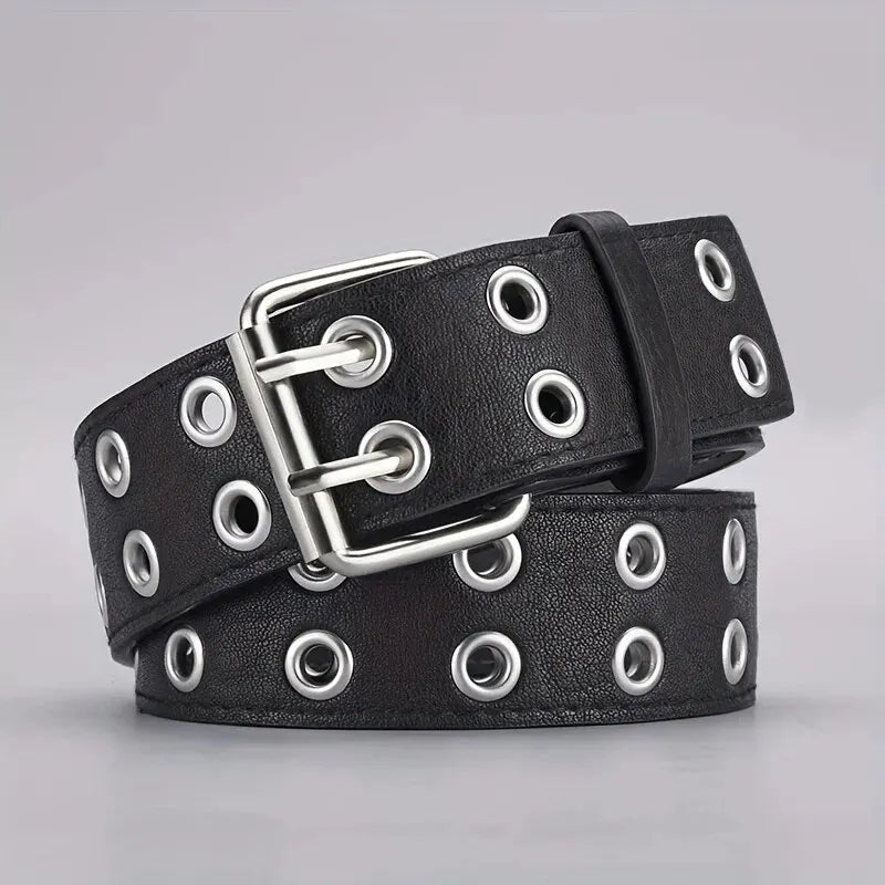 Unisex Double Hole Belt