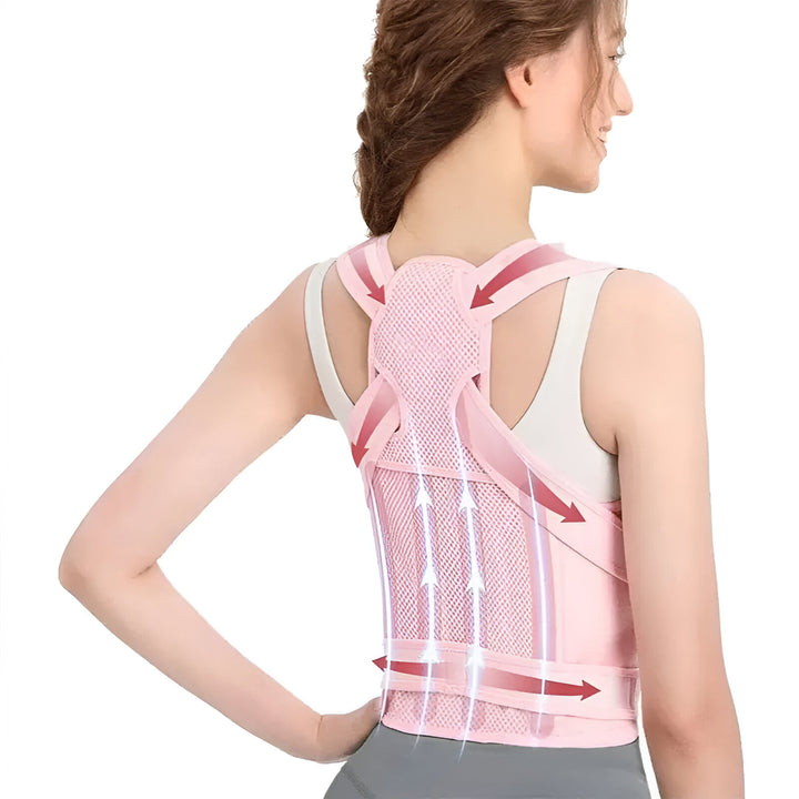 Posture Corrector & Lumbar Support Brace